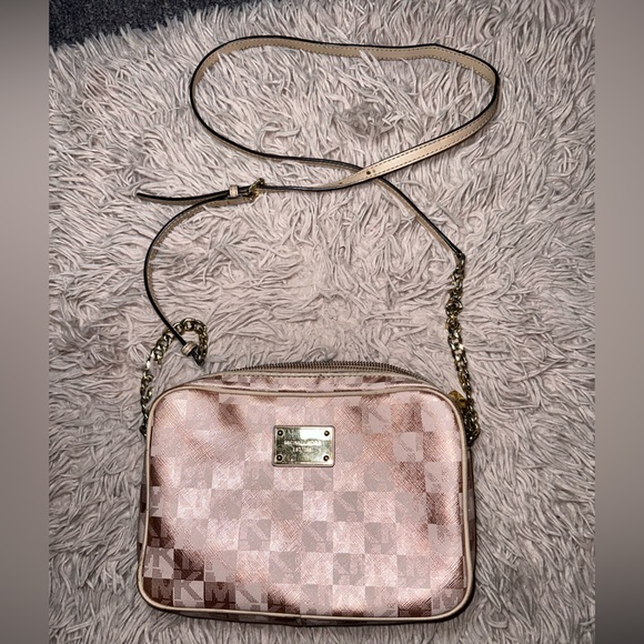 MICHAEL Michael Kors Large Jet Set Rode Gold Crossbody Bag✨ - Picture 8 of 12